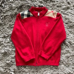 Authentic Burberry Toddler Zip Up 2T